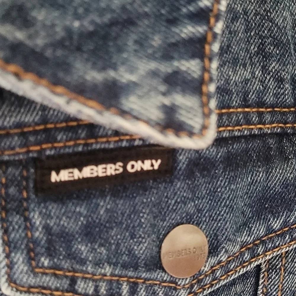 Members Only SpongeBob Reversible Denim Trucker Jacket